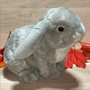 LELLY Adorable Plush Gray Bunny Toy 💕